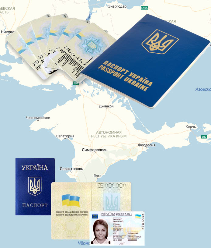Украинские документы для крымчан, оформление в Крыму